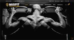 Desktop Screenshot of misfitstrength.com